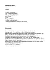 Fülle deinen kuchen immer anders. Rezept Galette Des Rois Mit Vorgangsbeschreibung 4teachers De
