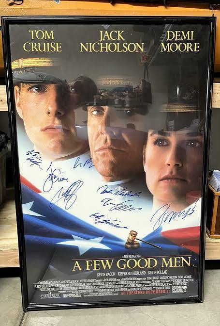 A Few Good Men Movie Poster Signed Tom Cruise Jack Nicholson Demi Moore COA  | eBay