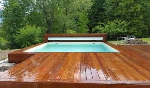 Piscines Bois Carree Hors Sol Ou Enterree Vercors Piscine