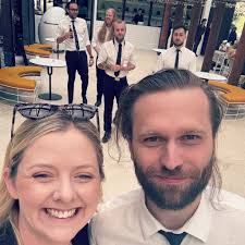 Chloe & Bray played for PepsiCo's Family Fun Day today! Meeting Gobbledok  was a highlight! 👹 Polaroid style photos sans booth by In the Booth 📸