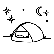 Keep your kids busy doing something fun and creative by printing out free coloring pages. Tent Coloring Page Ultra Coloring Pages