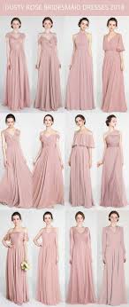 Trending Dusty Rose Bridesmaid Dresses For 2018 Dustyrosewedding Bridalparty Weddin Dusty Rose Bridesmaid Dresses Bridesmaid Dresses Rose Bridesmaid Dresses
