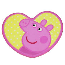 5 out of 5 stars (45) $ 16.98. Peppa Pig Heart Shaped Rug 11785 Character Brands