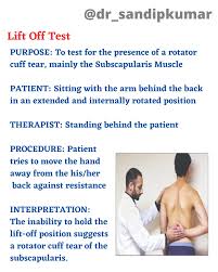Image result for Lift-Off Subscapularis Test