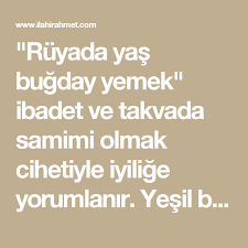 ruyada bugday gormek ne anlama gelir anlami nedir ruya dualar kurak