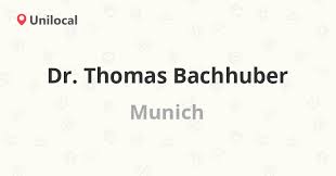 Thomas bachhuber jr is a general dentist practicing in portland, or. Dr Thomas Bachhuber Munich Aidenbachstr 30 1 Review Address And Phone Number