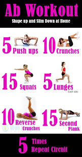 At Home Ab Workout For Women To Help You Shape Up And Slim Down Without Going To The Gym Fitne Lower Ab Workout For Women How To Slim Down Stomach Abs