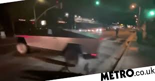 Elon Musk Had A Little Accident Whilst Driving His Tesla Cybertruck Metro News