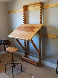 Adjustable Space Saving Wall Mounted Drafting Table Home Diy Furniture Diy Furniture