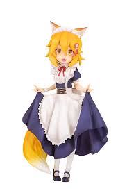 sewayaki kitsune no senko san senko 1 7 maid fuku ver fots japan anime furry anime chibi kawaii neko girl