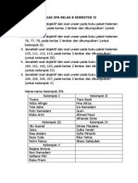 Tugas ipa halaman 224 kelas 8 semester 2. Tugas Menjawab Soal Yang Ada Dibuku Paket Ipa Kelas 8 Semester Ii Pdf