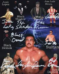 Multisigned Peurto Rico's own best wrestlers signed 8x10 photo