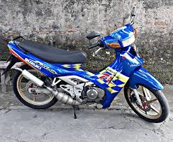 Modifikasi motor trail satria 2 tak. Modifikasi Suzuki Satria 2 Tak Simpel Cute766