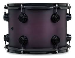 Dw Drums Collector Series Hard Satin 0 Purple To Black Burst With Black Chrome Hardware Its So Beautiful Dw Drums Drums Art Percussion Drums