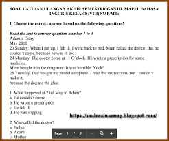 Kunci Jawaban Soal Bahasa Inggris Kelas 8 Kunci Masa Depan