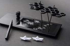 之間 黑色版 place card holders corporate gifts design