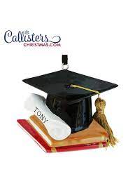 Graduation Cap And Diploma Ornament In 2021 Graduation Cap Graduation Ornament Personalized Graduation
