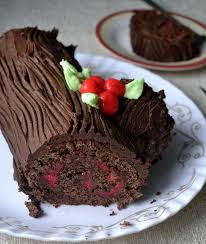 Eggless French Yule Log Buche De Noel Recipe Yule Log Recipe Yule Log French Cookies