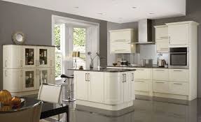 grey kitchen walls white cabinets
