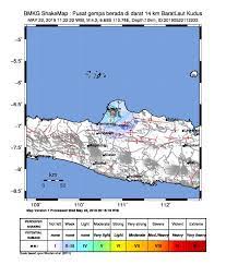 Gempa hari ini terjadi di kudus dan sekitarnya. Terasa Hingga Pati Gempa 4 2 Skala Richter Berpusat Di Sebelah Barat Laut Kudus