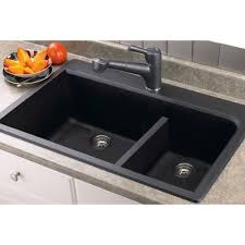 Form and function are very important when choosing a new replacement sink for a kitchen remodel, and the farmhouse sink possesses both of those qualities. Transolid Radius 33 L X 22 W Granite Double Offset Drop In Kitchen Sink Drop In Kitchen Sink Cottage Kitchen Design Double Bowl Kitchen Sink