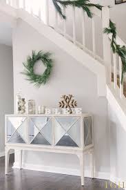 Simple Decorating Tips For Christmas The Greenspring Home Sideboard Decor Simple Decor Entryway Table Modern