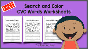 Try 10 free practice questions today! Search And Color Cvc Words Worksheets The Teaching Aunt
