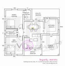 Stylish 900 Sq Ft New 2 Bedroom Kerala