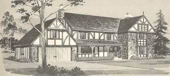 Old english tudor houses english tudor cottage house plans. Vintage House Plans 1970s English Style Tudor Homes
