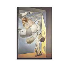 Salvador Dalí - Young Virgin Auto-Sodomized by The Horns of Her Own  Chastity Poster Decorative Painting Canvas Wall Art Living Room Posters  Bedroom Painting 16x24inch(40x60cm) : Amazon.co.uk: Home & Kitchen