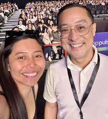 Daughter meets ABS-CBN CEO in UK
