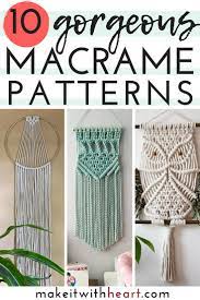 Bohemian macrame wall hanging diy crafts ideas crochet patterns. 10 Gorgeous Macrame Patterns For Boho Wall Hangings Macrame Patterns Macrame Mason Jar Crafts Diy