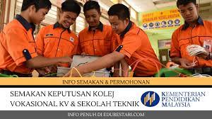 Bagi murid aliran pav, surat tawaran. Semakan Keputusan Kolej Vokasional Kv Dan Sekolah Teknik Smt 2021