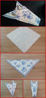 Servietten Falten Anleitung Bestecktaschen Bestecktasche Serviettenfalten Servietten Falten Bestecktasche Servietten Falten Servietten Falten Anleitung