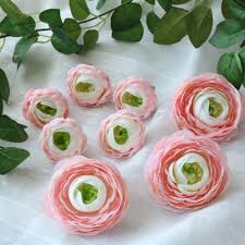 Our faux ranunculus flowers are available in many colors. Artificial Ranunculus Flower Heads Silk Peony Fake Flowers 100 Bulk Fo Vanrina