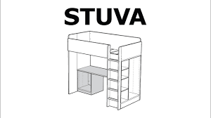 Choosing a loft bed with desk for kids : How To Assemble The Stuva Desk Youtube