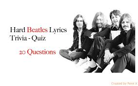 Ringo starr's first solo album, a collection of standards arranged by various producers and some of his beatles bandmates, is called ____________. Hard The Beatles Lyrics Trivia Quiz The Beatles