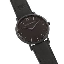 Larsson And Jennings Launches On Dezeen Watch Store Black Leather Watch Leather Watch Leather