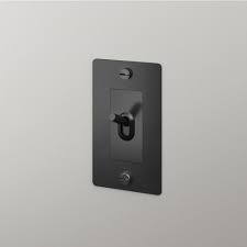 Switches Designer Light Switches Contemporary Light Switches Buster Punch Black Light Switch Solid Metal Designer Light Switches