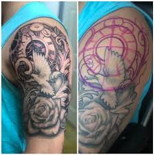 Clock tattoos for girls, men & women. Freehand Clock Tattoo By Drew Tattoonow