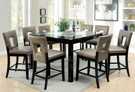 Hokku Designs Vanderbilte 9 Piece Counter Height Dining Set Counter Height Dining Sets Counter Height Table Sets Counter Height Dining Table