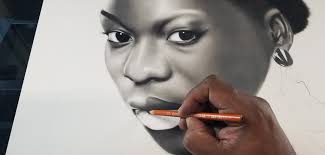 Work in progress charcoal and graphite pencil drawing what do u think so  far?