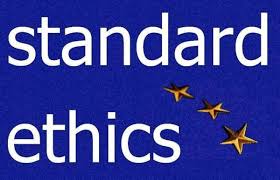 Standard definition, something considered by an authority or by general consent as a basis of comparison; Standard Ethics Aei Wikipedia