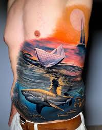 But, with a good tattoo artist, you can use this shark tattoo to turn your body into a real piece of art! Paper Boat Great White Shark Best Tattoo Ideas For Men Women 7000 Designs