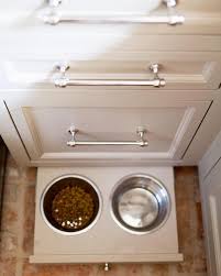 Maybe you would like to learn more about one of these? Hidden Toekick Dog Food Bowls Drawer Design Ideas