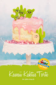 Kawaii Kaktus Torte Meine Backwelt Torten Butterkekse Schokolade