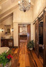 Caruth Home By Key Residential Homeadore Rustic House Wood Floors Wide Plank Traditional Baths