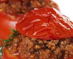 Recette De Tomates Farcies A La Viande Hachee Recette Recette Tomates Farcies Recette Tomate Tomates Farcies