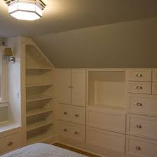 Slanted Ceiling Closet Design Ideas Pictures Remodel And Decor Upstairs Bedroom Attic Remodel Attic Design