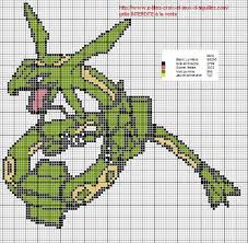 Grille Gratuite Pixel Art Pokemon Pokemon Rayquaza Pixel Art Minecraft